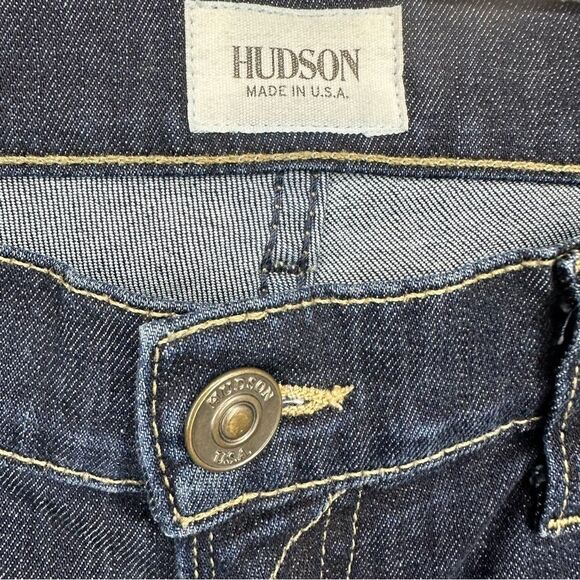 Hudson Women's Size 28 Muse Crop Skinny 5" Cuff Stretch Jeans - Picture 9 of 14